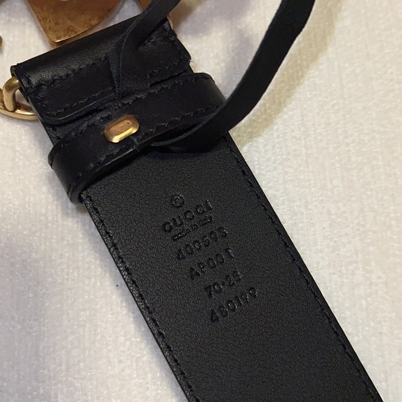 Authentic Gucci wide leather belt - Picture 4 of 4